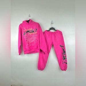 Pink punk spider bundle set size medium